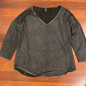 Shirt from mango size USA xs ,Color black with sparkles